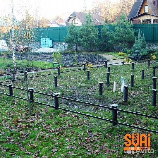 Винтовые сваи под ключ установка