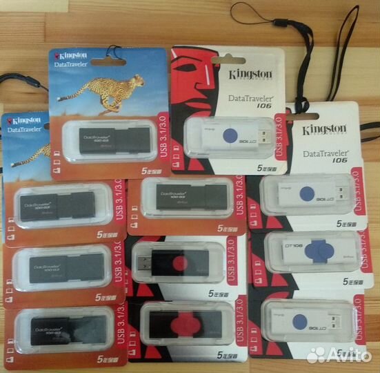 Kingston USB 3.1 флеш-накопитель DT106 64 гб