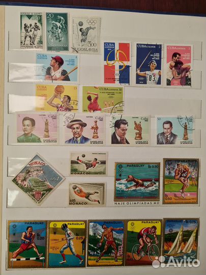 Почтовые марки Спорт