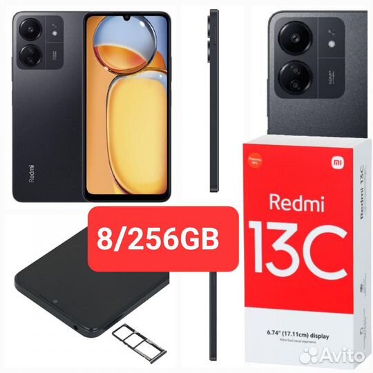 Xiaomi Redmi 13C, 8/256 ГБ