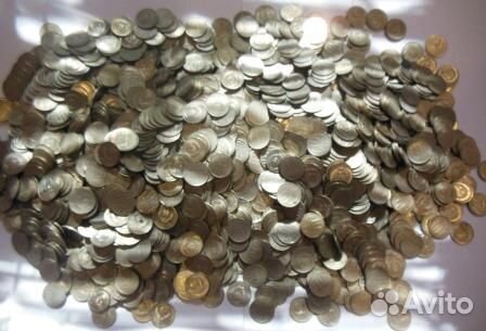 Монеты СССР около 9 кг (1.2.3.5.10.15.20 копеек)