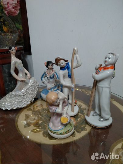 Статуэтки СССР Испанка Цыганка Счастливое детство