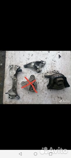 Кронштейн двигателя и кпп Ситроен С3 А51