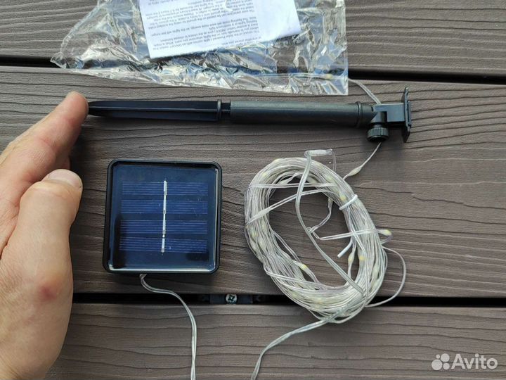 Гирлянда с датчиком света, 10м