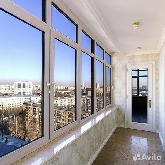 Остекление балконов / окна пвх