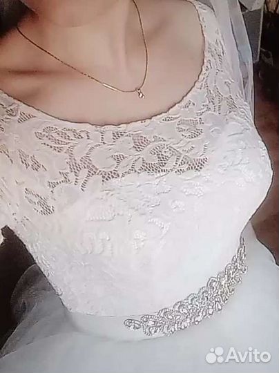 Свадебное платье 44 46 пышное
