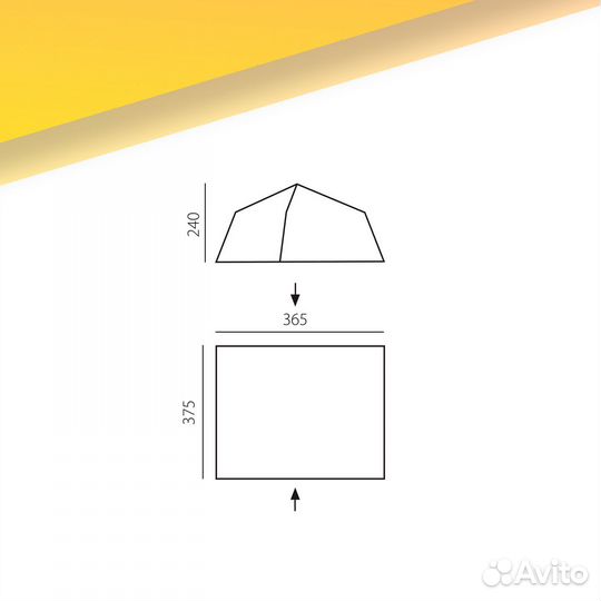 Палатка-шатер btrace camp арт.14.71