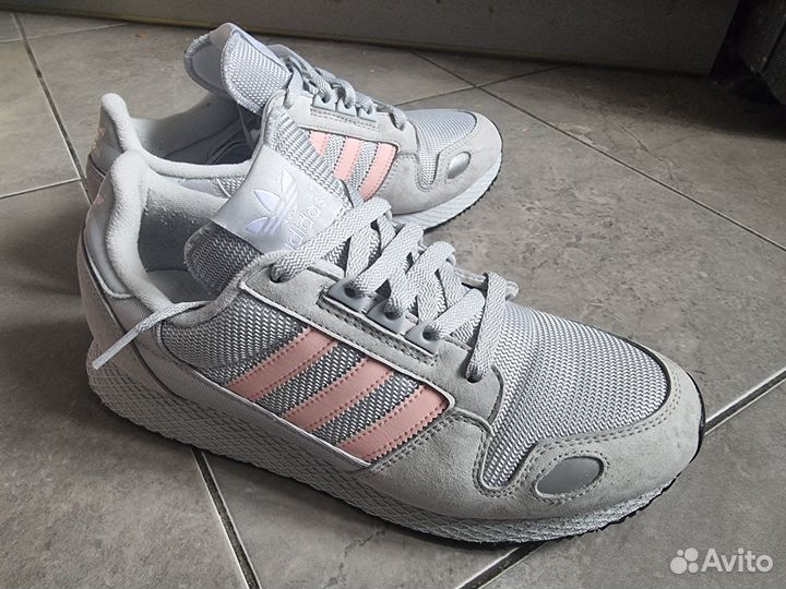 Кроссовки Adidas ZX 452 spzl Clear Grey Haze Coral