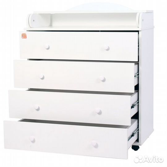 Пеленальный комод 4 ящика Топотушки Фортуна