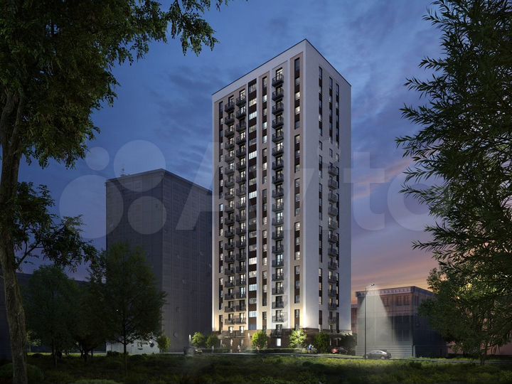 2-к. квартира, 61,5 м², 8/20 эт.