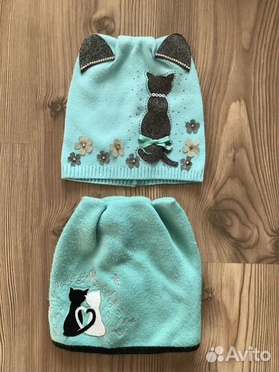 Шапка детская для девочки осенняя