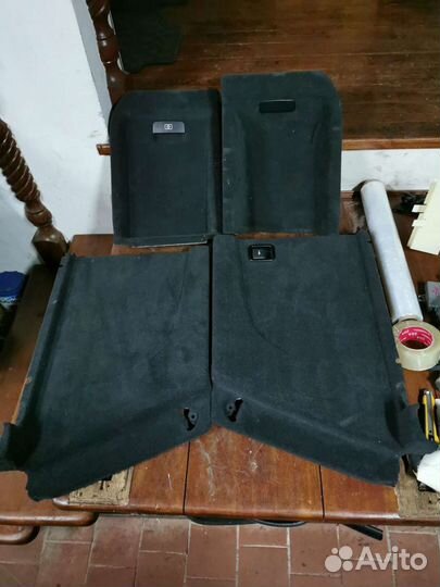 Bmw x5 e70 lci обшивка багажника 4шт