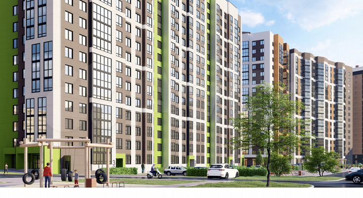 3-к. квартира, 90 м², 10/16 эт.