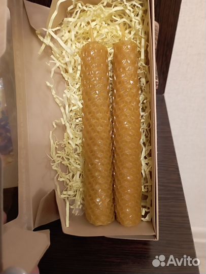 Свечи из медовой вощины