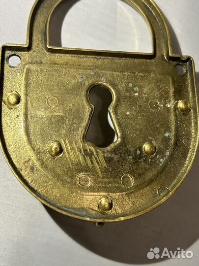 Ключница замок латунь
