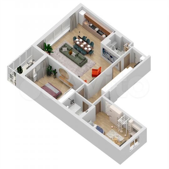 3-к. квартира, 110,3 м², 20/27 эт.