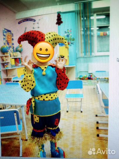 Костюм петрушки(скоморох) (прокат)