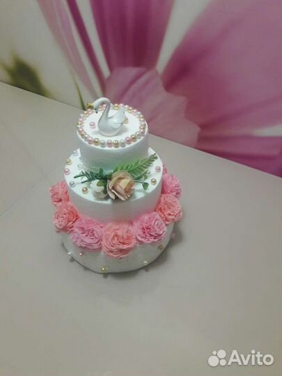 Торт из пенопласта на детский праздник и для фотос