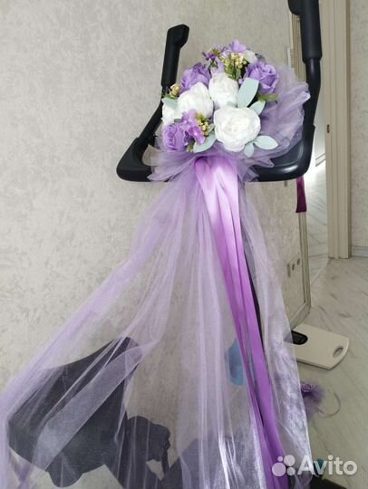 Свадебные украшения на машину