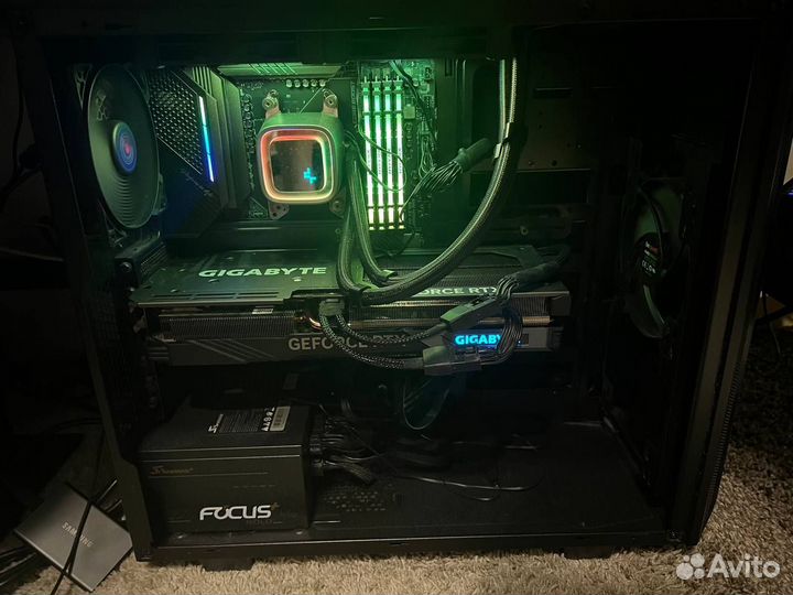 Игровой пк Ryzen 7 5800x3d + RTX 4070ti + 32гб