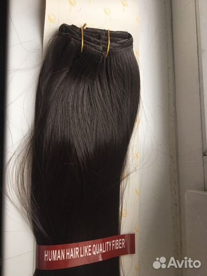 Волосы на заколках