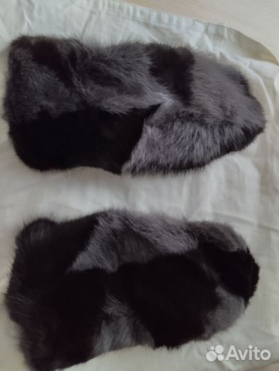 Варежки норковую женские