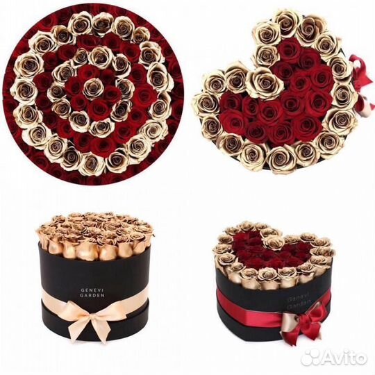 Букеты в коробке 51 штука