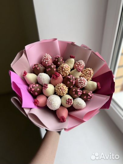 Букет клубника в шоколаде