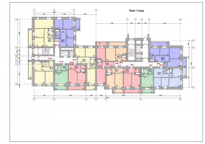 2-к. квартира, 60,2 м², 7/14 эт.