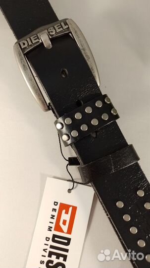 Ремни Diesel клепаные натуральная кожа