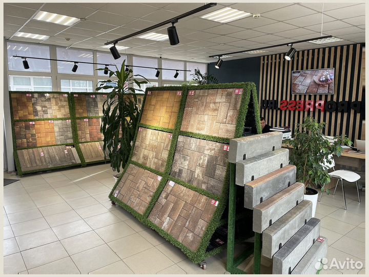 Тротуарная плитка Крупноформатная