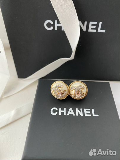 Серьги chanel оригинал