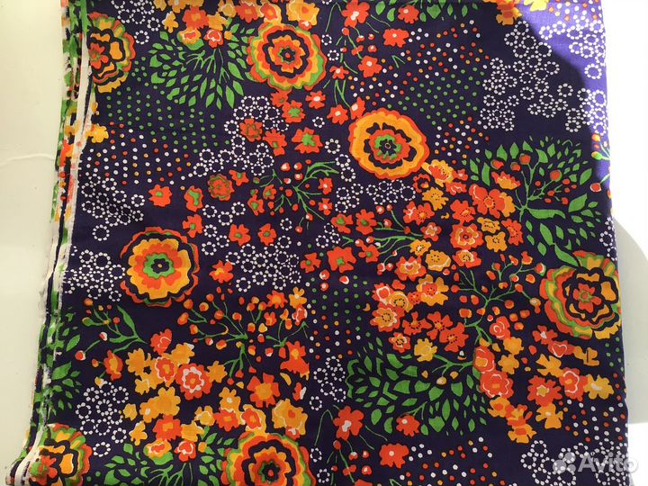 Ткань ситец, поплин,хлопок, крепдешин СССР