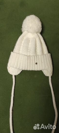 Шапка для новорожденного зима