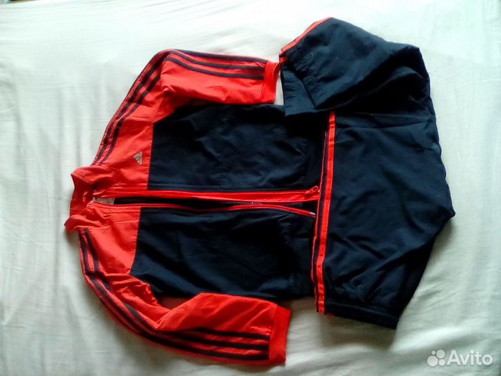 Спорт Костюмы Адидас Demix, кофты футболки 7-8 лет