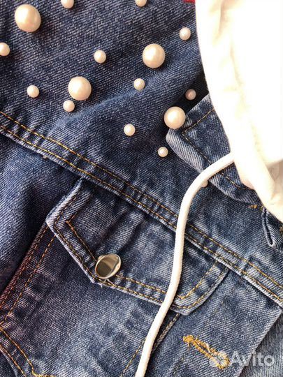 Джинсовка с капюшоном