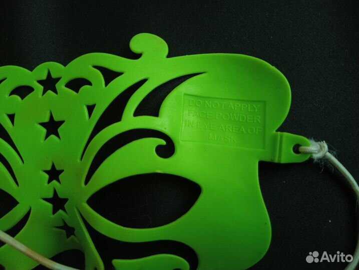 Маска канавальная силиконовая для девочки