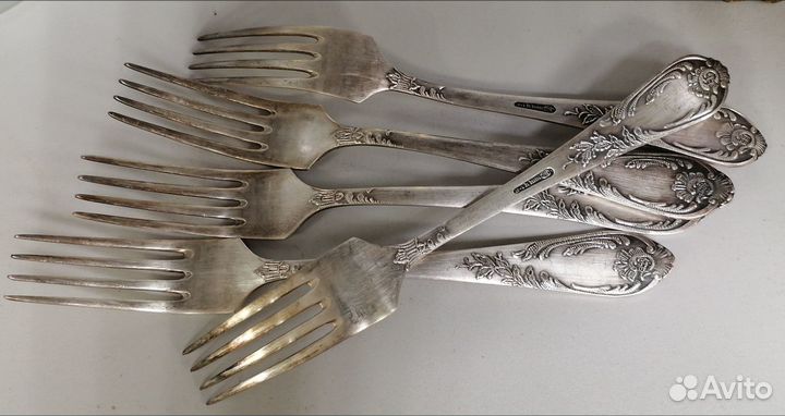 Столовые приборы СССР из мельхиора