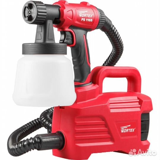 Электрический краскораспылитель wortex PS 1165
