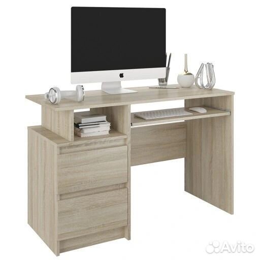 Стол белый письменный Сура