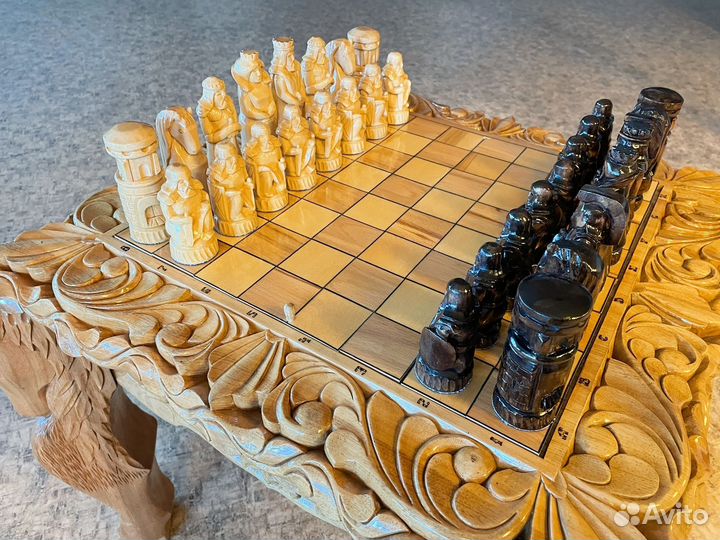 Шахматы и нарды ручной работы