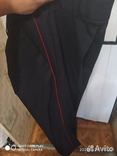 Полицейская форма, брюки, фуражка