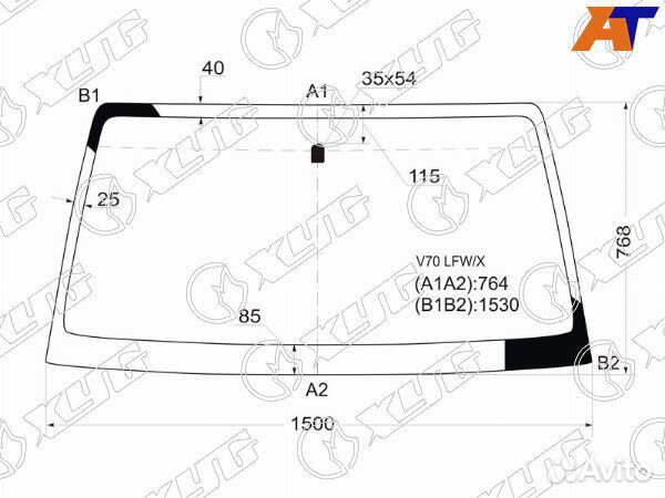 Стекло лобовое mitsubishi pajero