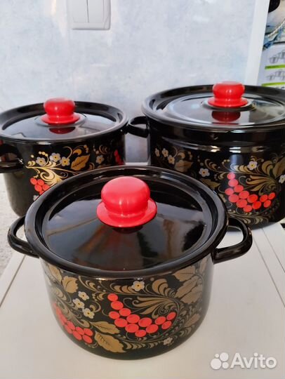 Новый набор больших кастрюль