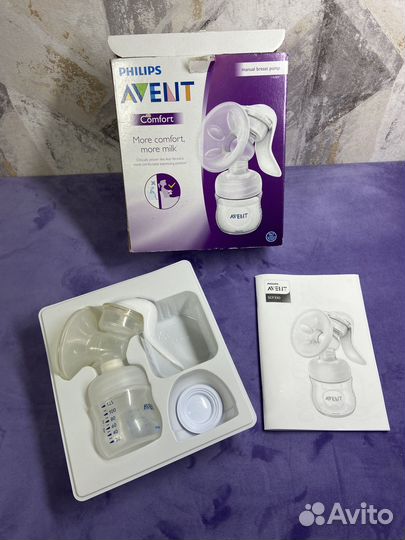 Молокоотсос ручной philips avent