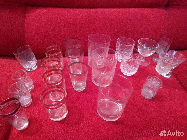 Тарелки блюдца рюмки посуда СССР