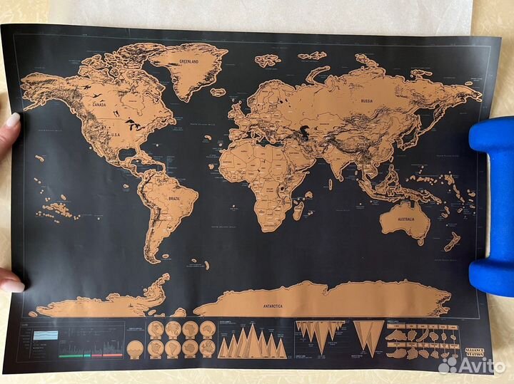 Новая скретч-карта мира