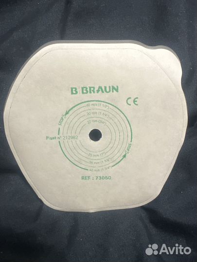 Пластина для калоприемников Braun