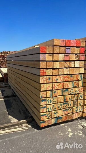 Брус обрезной 150х150х6000 мм цена за штуку Артикул B1266