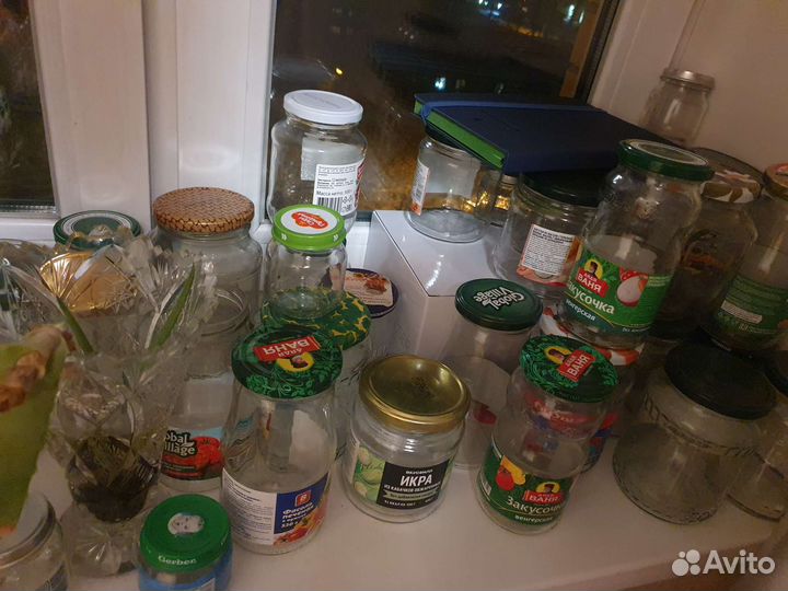 Банки стеклянные пакетом